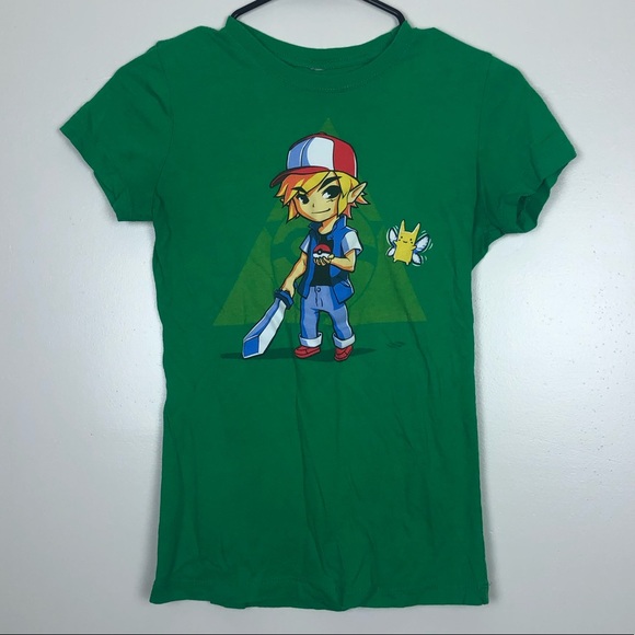 TeeTurtle Tops - ✨TeeTurtle Pokémon x Legend of Zelda Top✨